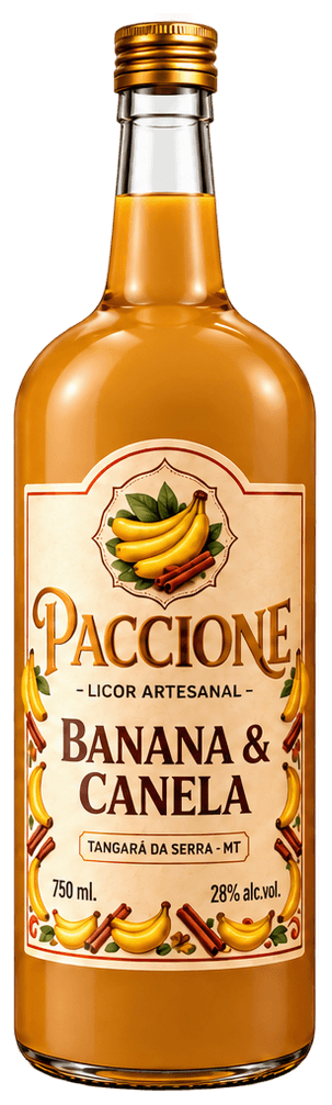 Licor de Banana com Canela